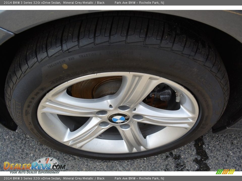 2014 BMW 3 Series 320i xDrive Sedan Mineral Grey Metallic / Black Photo #33