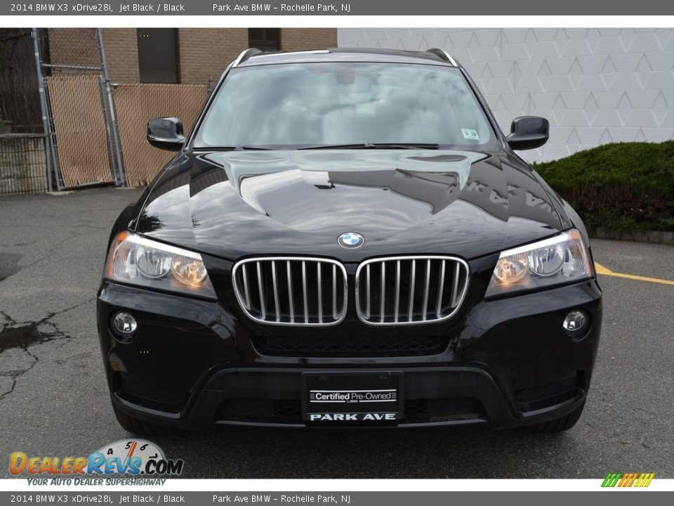 2014 BMW X3 xDrive28i Jet Black / Black Photo #7