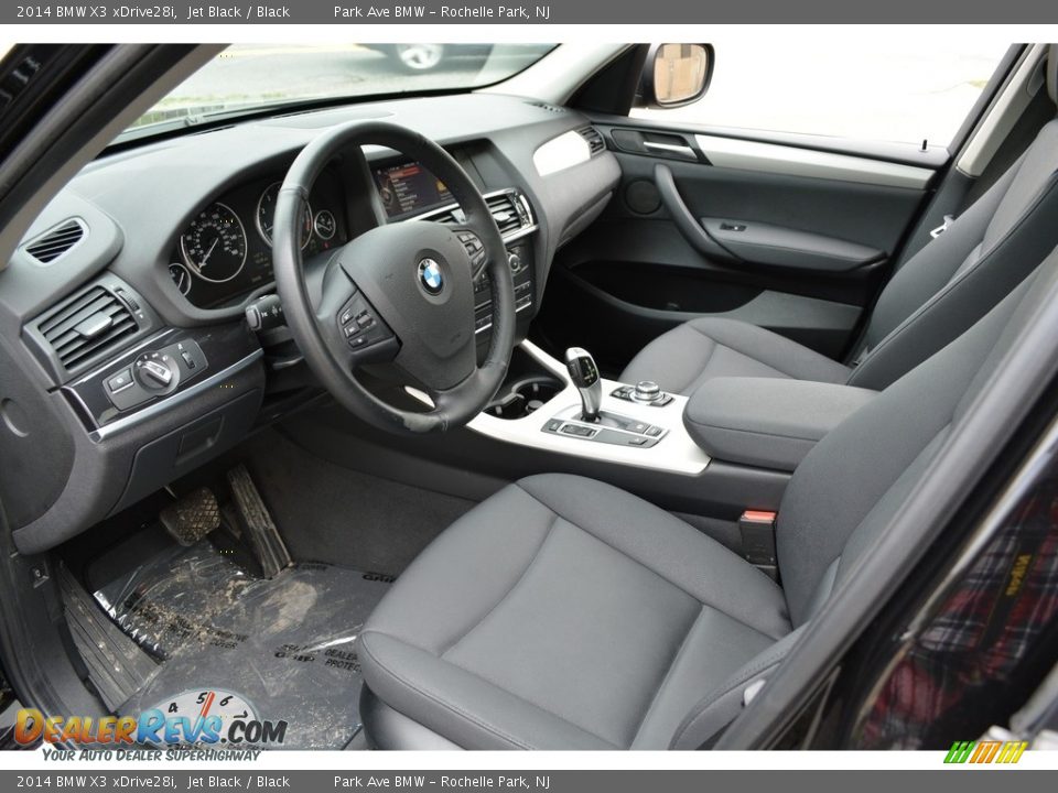 2014 BMW X3 xDrive28i Jet Black / Black Photo #10