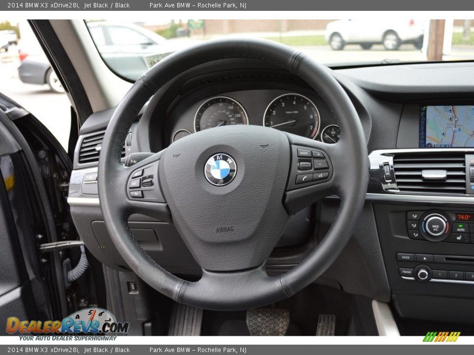 2014 BMW X3 xDrive28i Jet Black / Black Photo #18