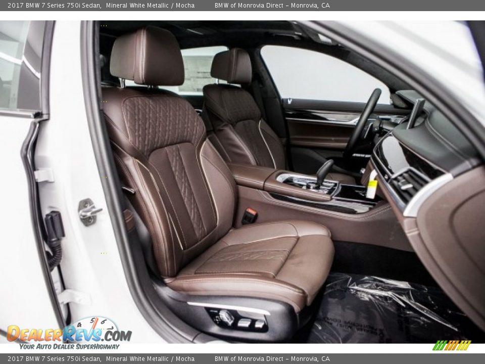 Mocha Interior - 2017 BMW 7 Series 750i Sedan Photo #2