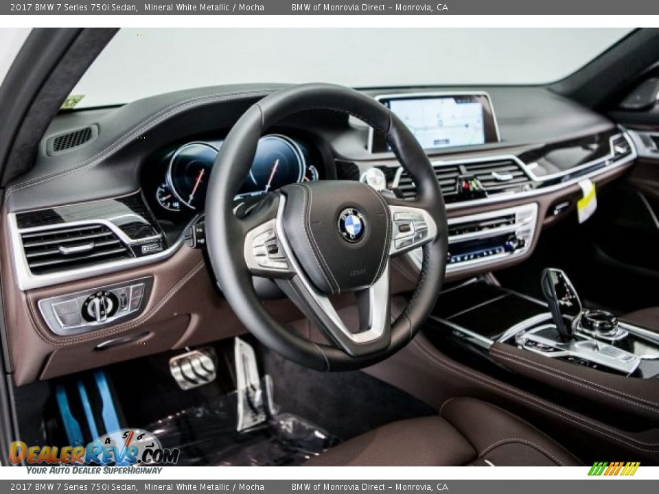 Dashboard of 2017 BMW 7 Series 750i Sedan Photo #6