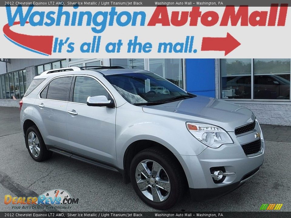 2012 Chevrolet Equinox LTZ AWD Silver Ice Metallic / Light Titanium/Jet Black Photo #1