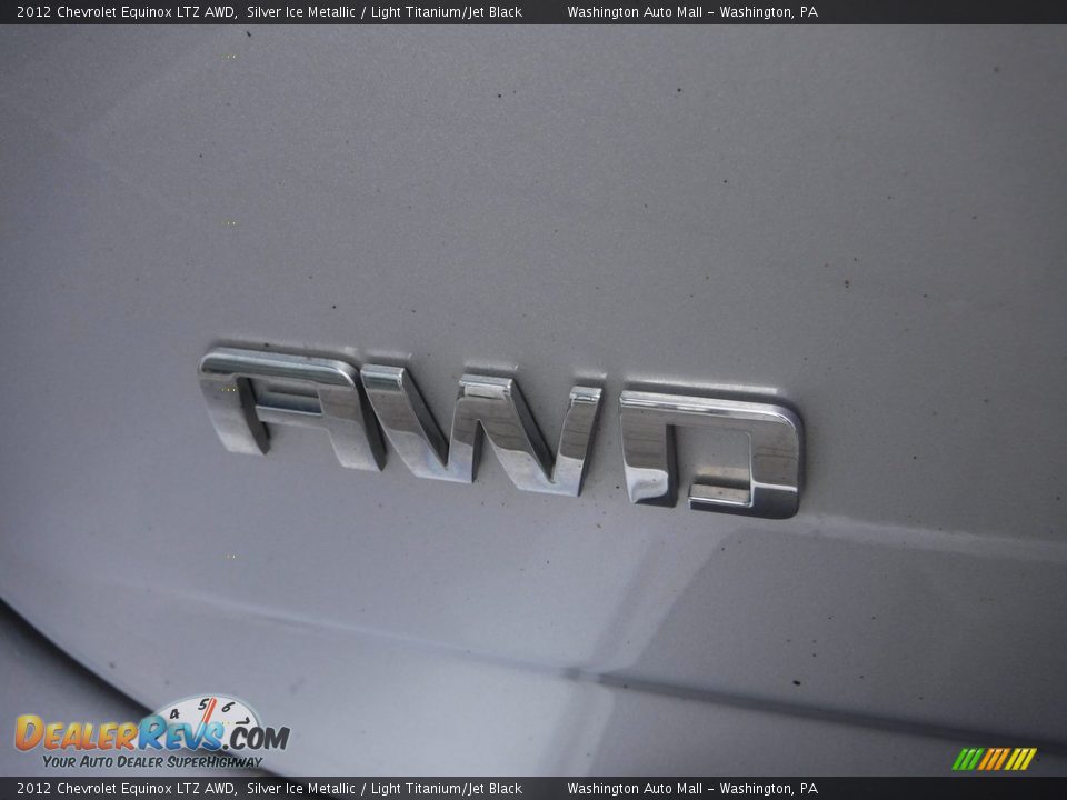2012 Chevrolet Equinox LTZ AWD Silver Ice Metallic / Light Titanium/Jet Black Photo #9