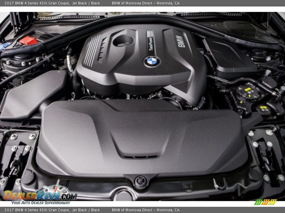 2017 BMW 4 Series 430i Gran Coupe Jet Black / Black Photo #7