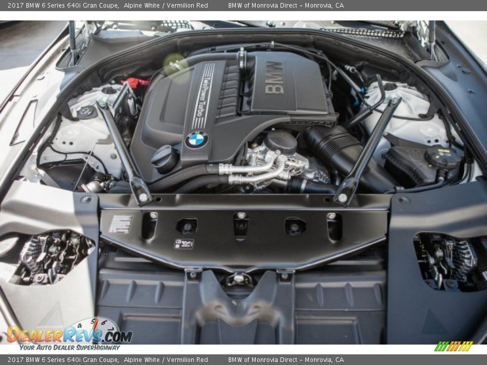 2017 BMW 6 Series 640i Gran Coupe 3.0 Liter DI TwinPower Turbocharged DOHC 24-Valve VVT Inline 6 Cylinder Engine Photo #8