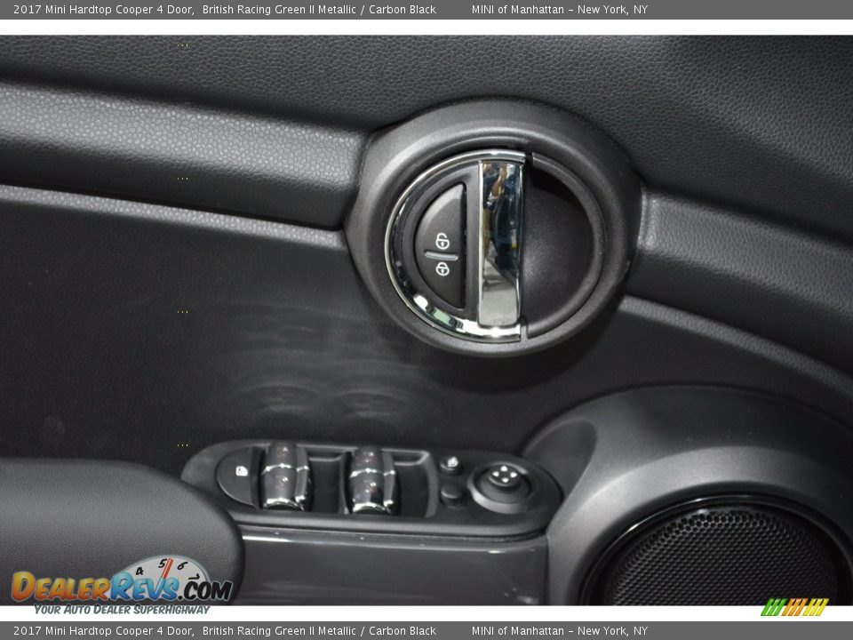 2017 Mini Hardtop Cooper 4 Door British Racing Green II Metallic / Carbon Black Photo #7