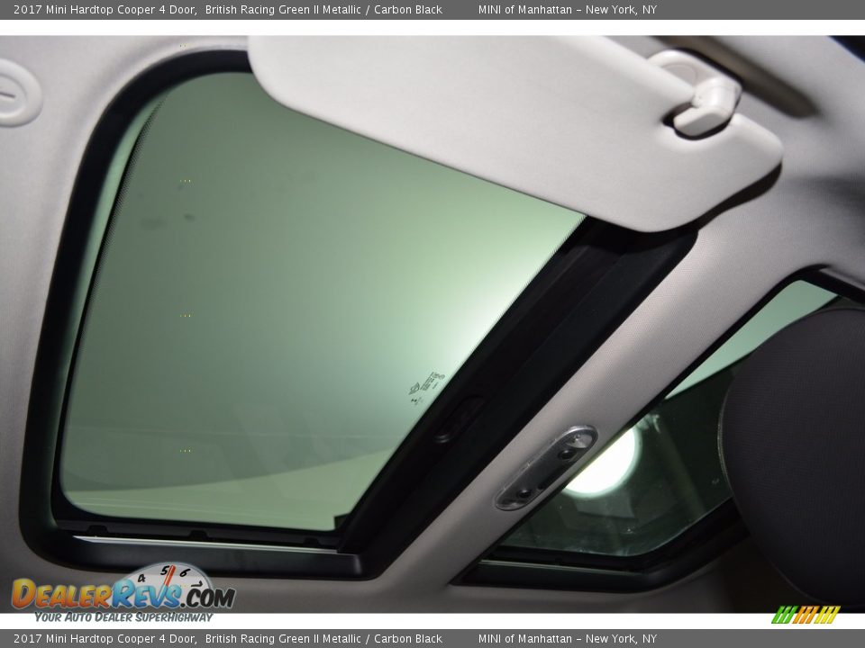 2017 Mini Hardtop Cooper 4 Door British Racing Green II Metallic / Carbon Black Photo #9