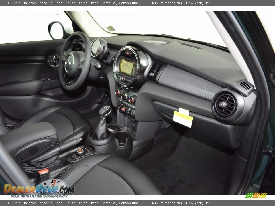 2017 Mini Hardtop Cooper 4 Door British Racing Green II Metallic / Carbon Black Photo #10