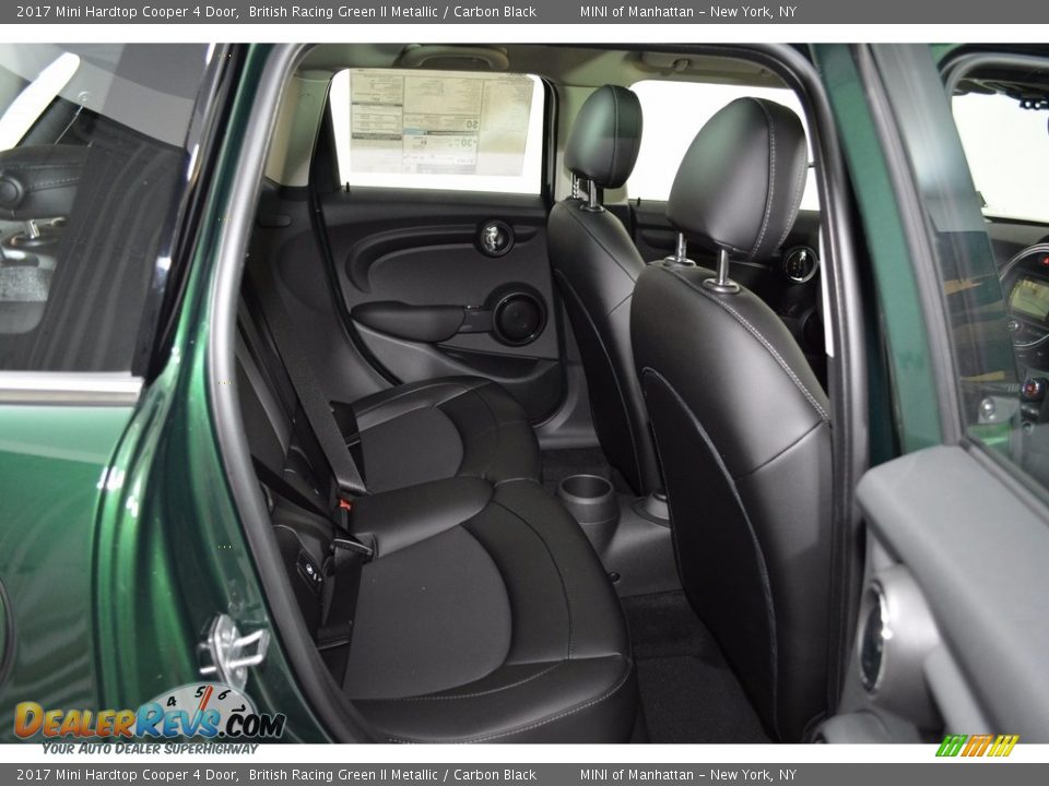 2017 Mini Hardtop Cooper 4 Door British Racing Green II Metallic / Carbon Black Photo #12