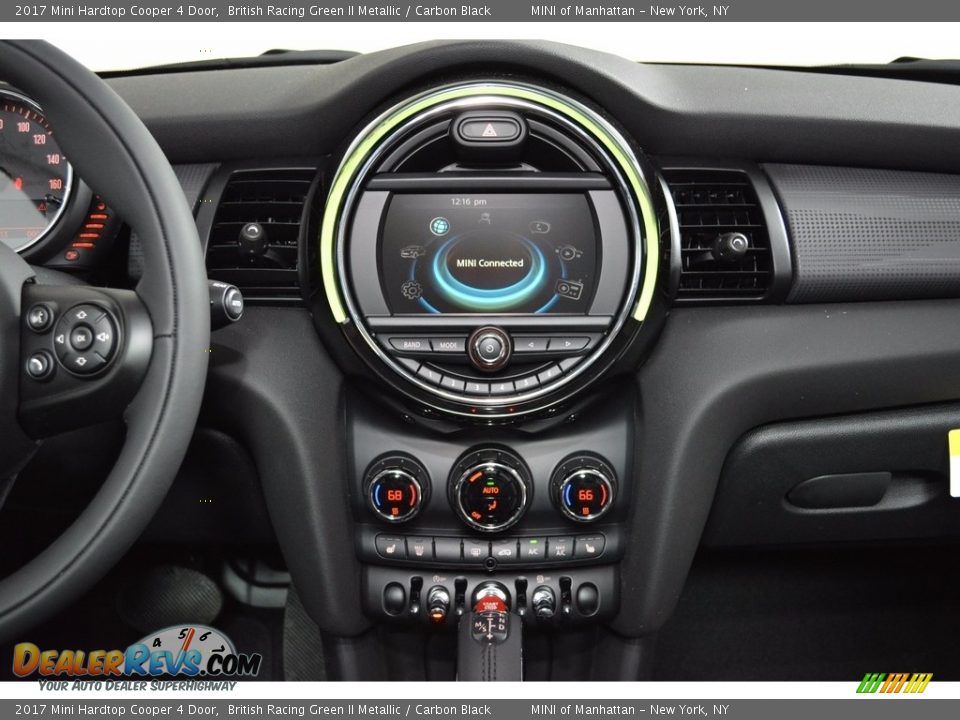 2017 Mini Hardtop Cooper 4 Door British Racing Green II Metallic / Carbon Black Photo #14