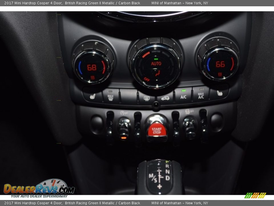 2017 Mini Hardtop Cooper 4 Door British Racing Green II Metallic / Carbon Black Photo #15