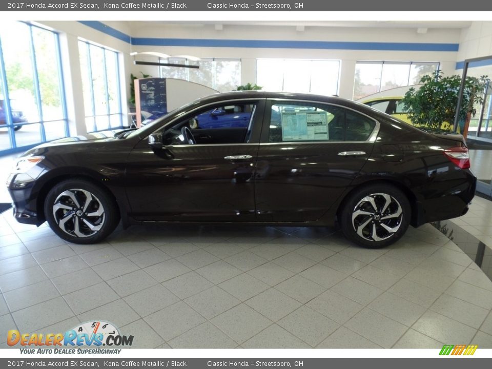 2017 Honda Accord EX Sedan Kona Coffee Metallic / Black Photo #4
