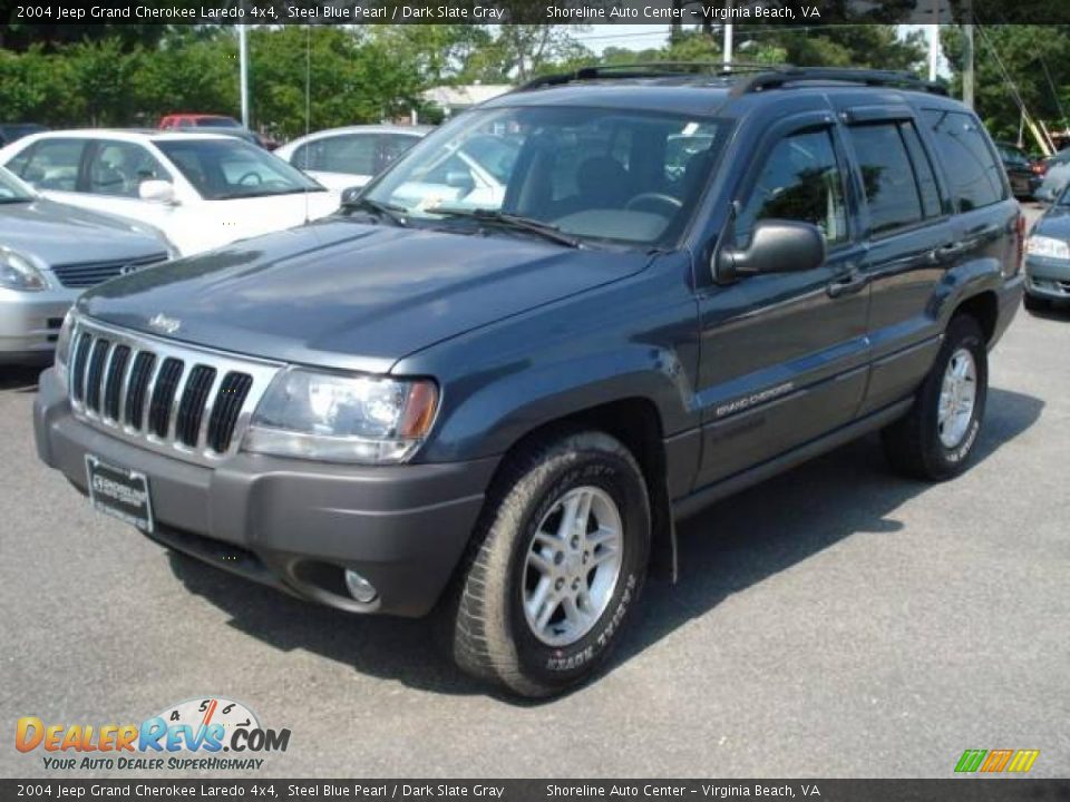 2004 Jeep Grand Cherokee Laredo 4x4 Steel Blue Pearl / Dark Slate Gray Photo #1