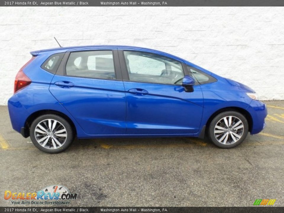 Aegean Blue Metallic 2017 Honda Fit EX Photo #2
