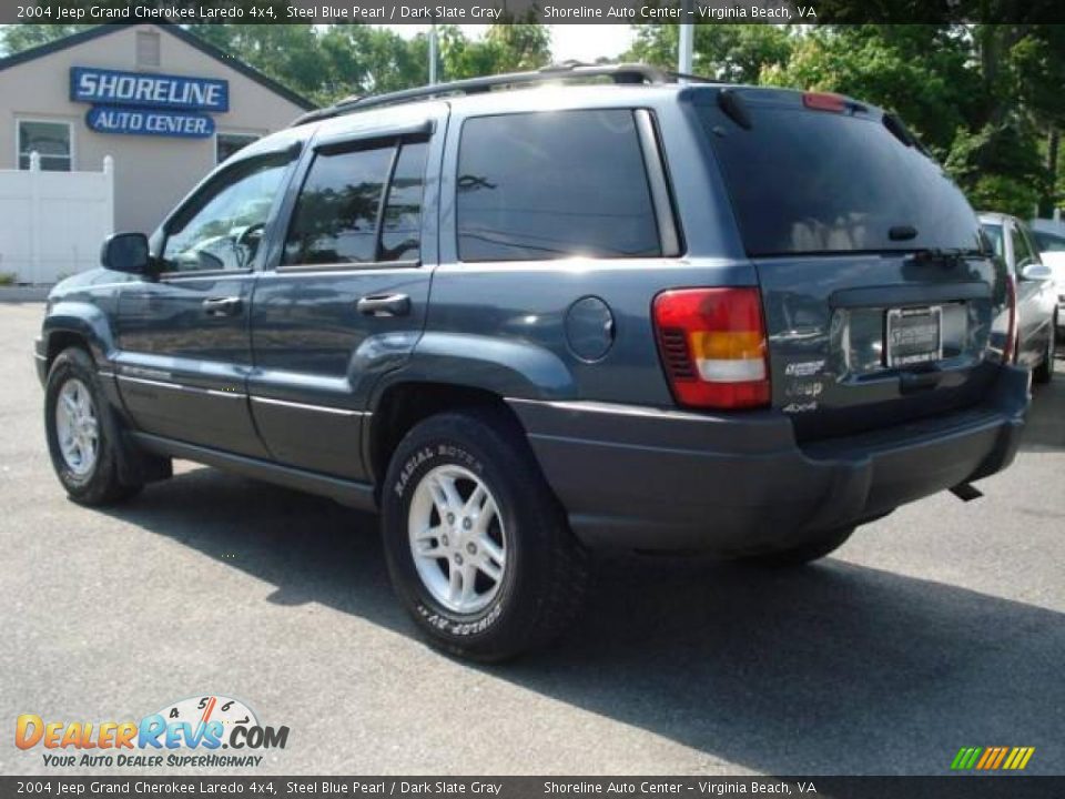 2004 Jeep Grand Cherokee Laredo 4x4 Steel Blue Pearl / Dark Slate Gray Photo #2