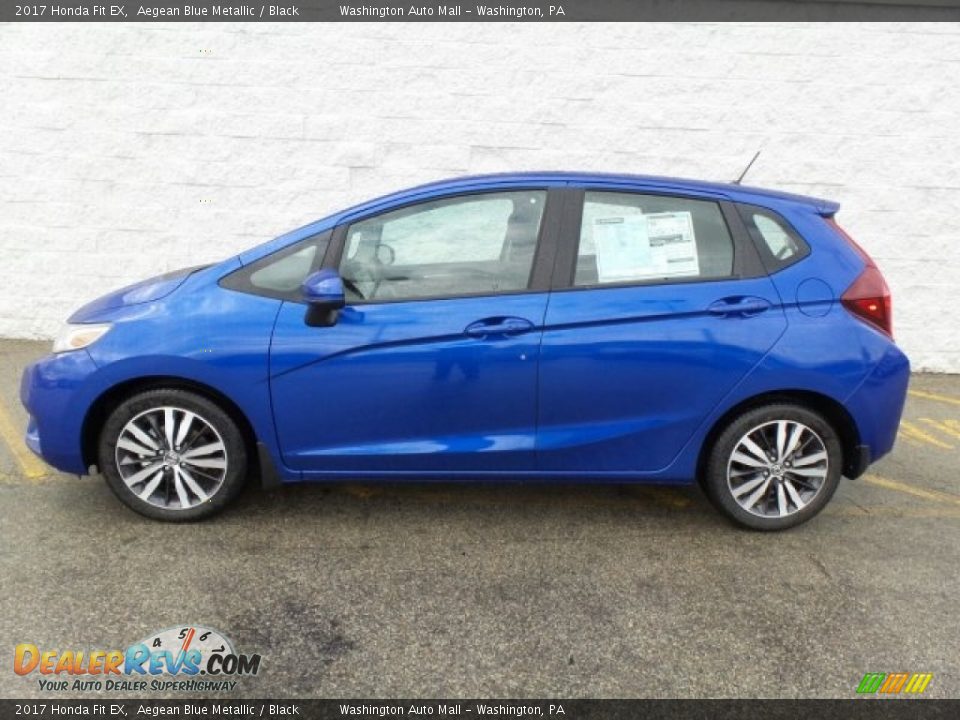 2017 Honda Fit EX Aegean Blue Metallic / Black Photo #6