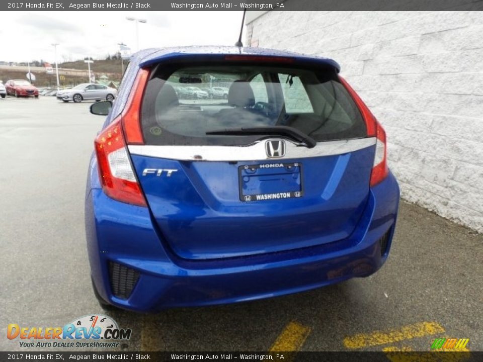2017 Honda Fit EX Aegean Blue Metallic / Black Photo #7