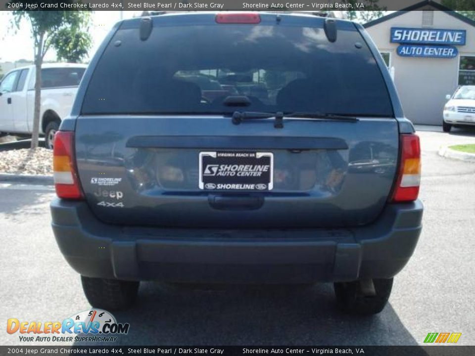 2004 Jeep Grand Cherokee Laredo 4x4 Steel Blue Pearl / Dark Slate Gray Photo #3