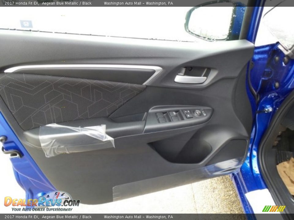 2017 Honda Fit EX Aegean Blue Metallic / Black Photo #13