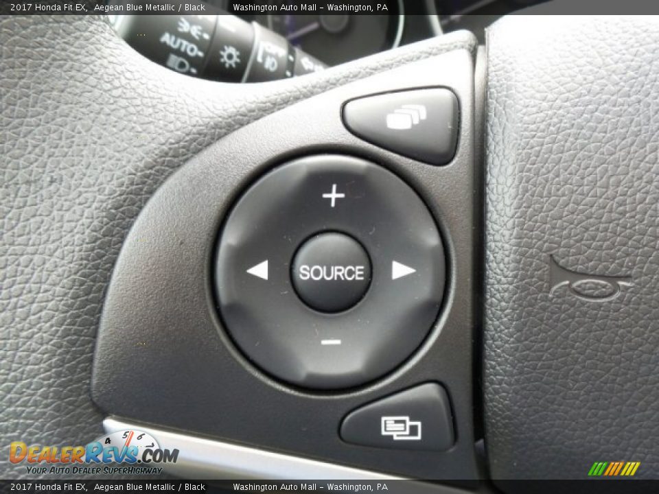 2017 Honda Fit EX Aegean Blue Metallic / Black Photo #18