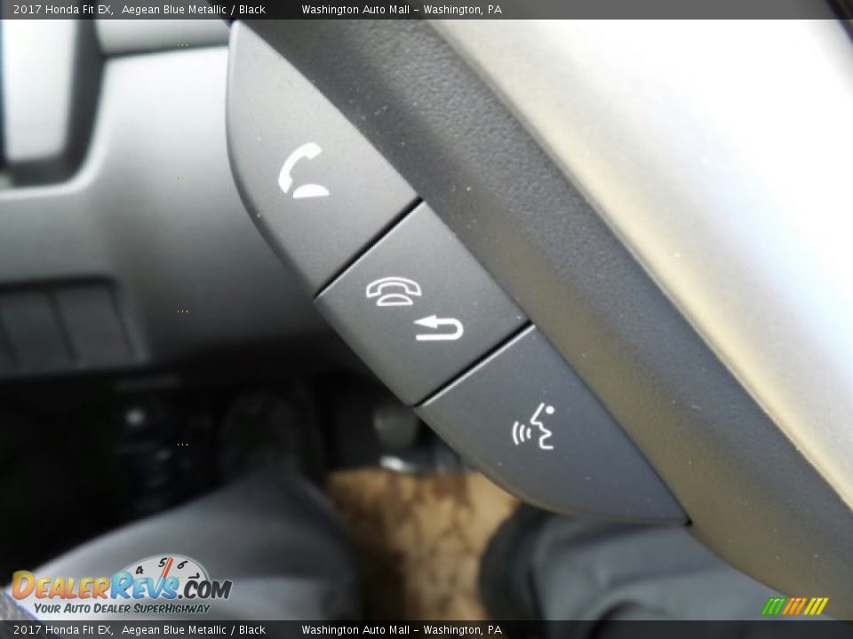 2017 Honda Fit EX Aegean Blue Metallic / Black Photo #19