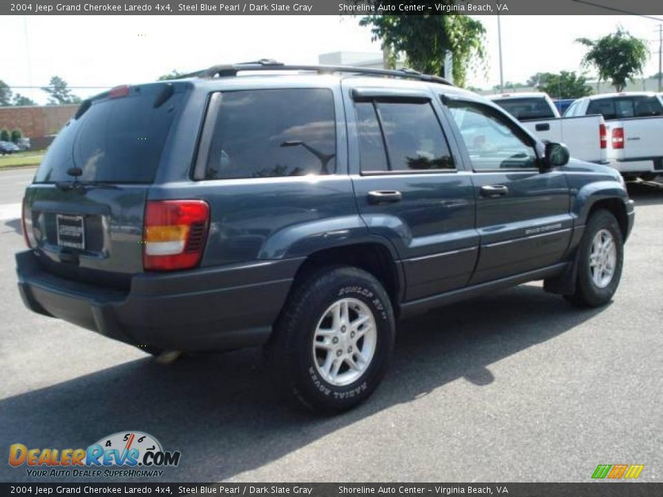 2004 Jeep Grand Cherokee Laredo 4x4 Steel Blue Pearl / Dark Slate Gray Photo #4