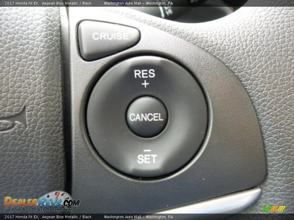 2017 Honda Fit EX Aegean Blue Metallic / Black Photo #21
