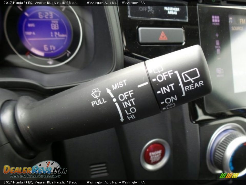 2017 Honda Fit EX Aegean Blue Metallic / Black Photo #22