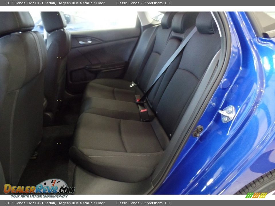 2017 Honda Civic EX-T Sedan Aegean Blue Metallic / Black Photo #26