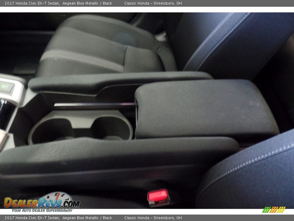 2017 Honda Civic EX-T Sedan Aegean Blue Metallic / Black Photo #27