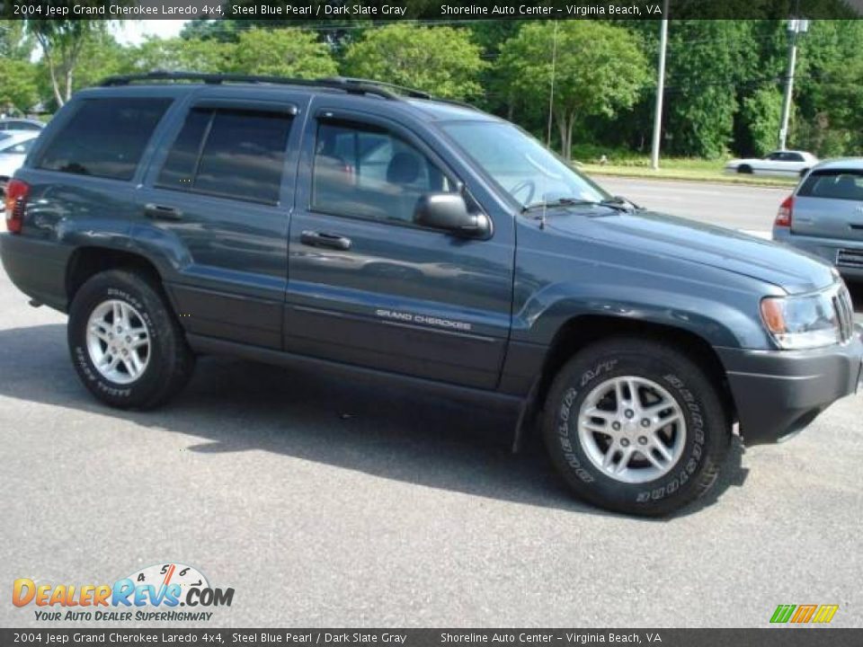 2004 Jeep Grand Cherokee Laredo 4x4 Steel Blue Pearl / Dark Slate Gray Photo #5