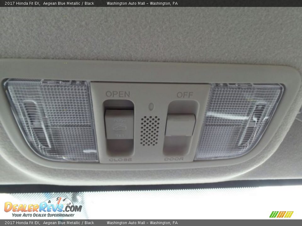 2017 Honda Fit EX Aegean Blue Metallic / Black Photo #28