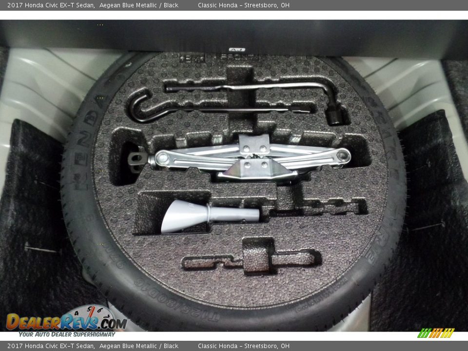 2017 Honda Civic EX-T Sedan Aegean Blue Metallic / Black Photo #29