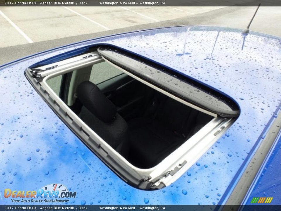2017 Honda Fit EX Aegean Blue Metallic / Black Photo #29