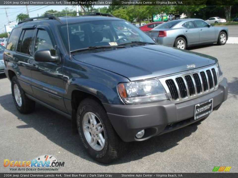 2004 Jeep Grand Cherokee Laredo 4x4 Steel Blue Pearl / Dark Slate Gray Photo #6
