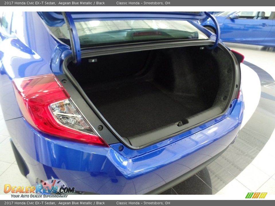 2017 Honda Civic EX-T Sedan Aegean Blue Metallic / Black Photo #35