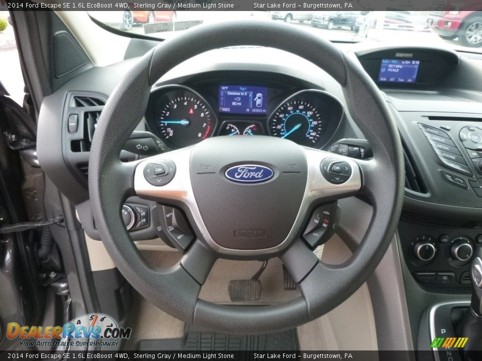 2014 Ford Escape SE 1.6L EcoBoost 4WD Sterling Gray / Medium Light Stone Photo #16