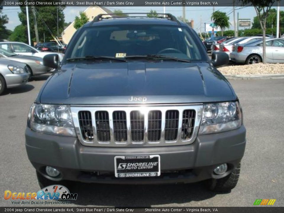 2004 Jeep Grand Cherokee Laredo 4x4 Steel Blue Pearl / Dark Slate Gray Photo #7