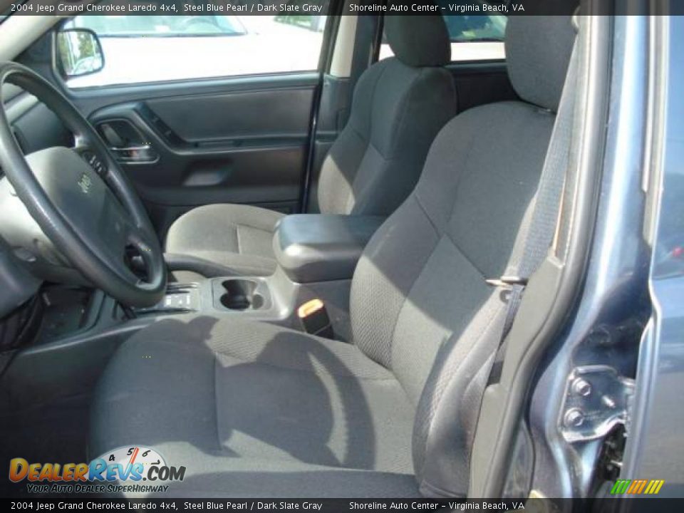 2004 Jeep Grand Cherokee Laredo 4x4 Steel Blue Pearl / Dark Slate Gray Photo #8