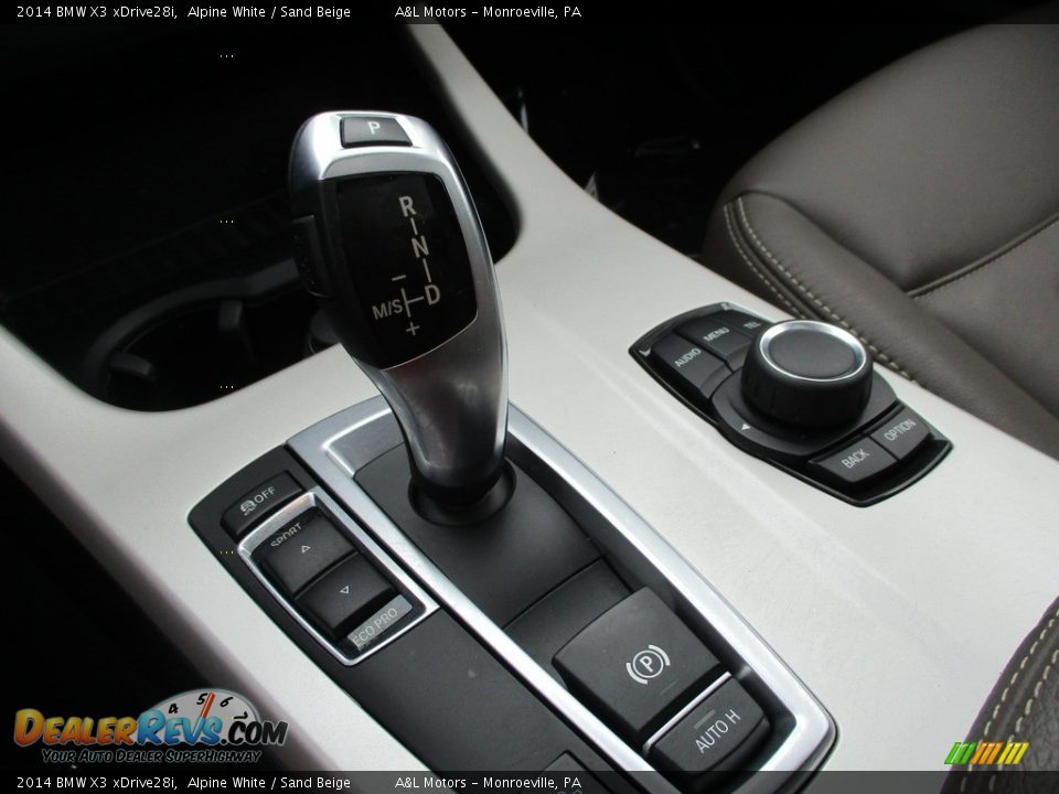 2014 BMW X3 xDrive28i Alpine White / Sand Beige Photo #16