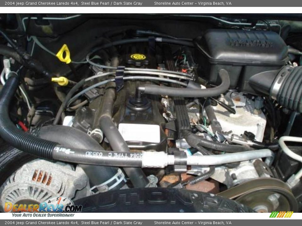 2004 Jeep Grand Cherokee Laredo 4x4 Steel Blue Pearl / Dark Slate Gray Photo #17