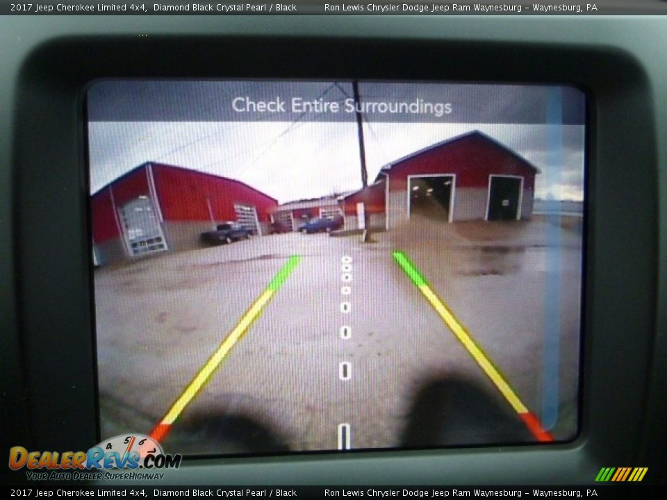 2017 Jeep Cherokee Limited 4x4 Diamond Black Crystal Pearl / Black Photo #20