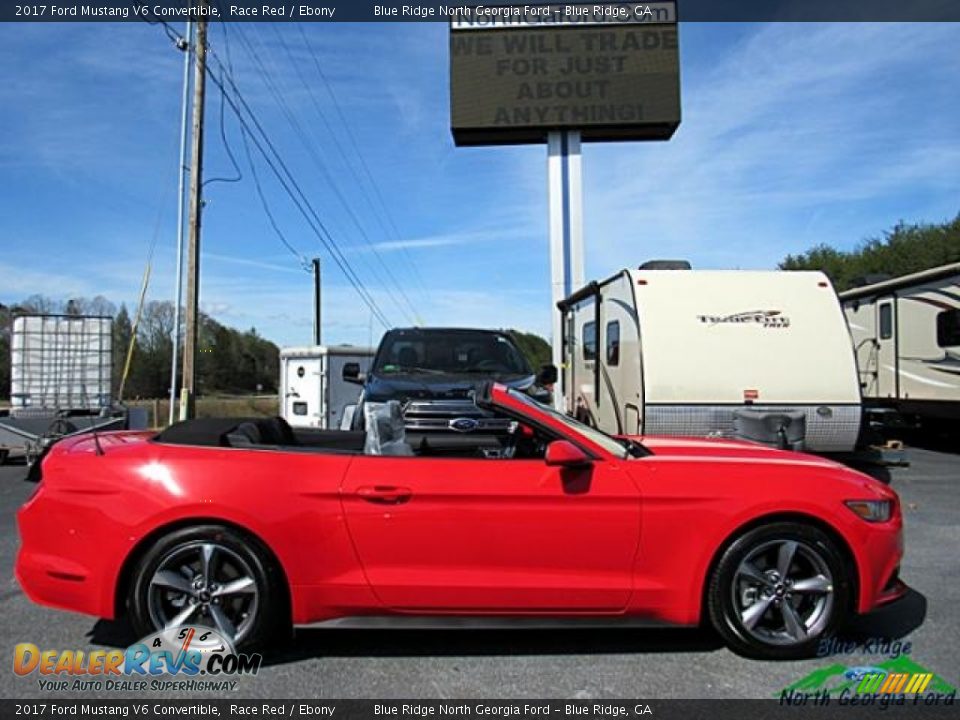 2017 Ford Mustang V6 Convertible Race Red / Ebony Photo #6