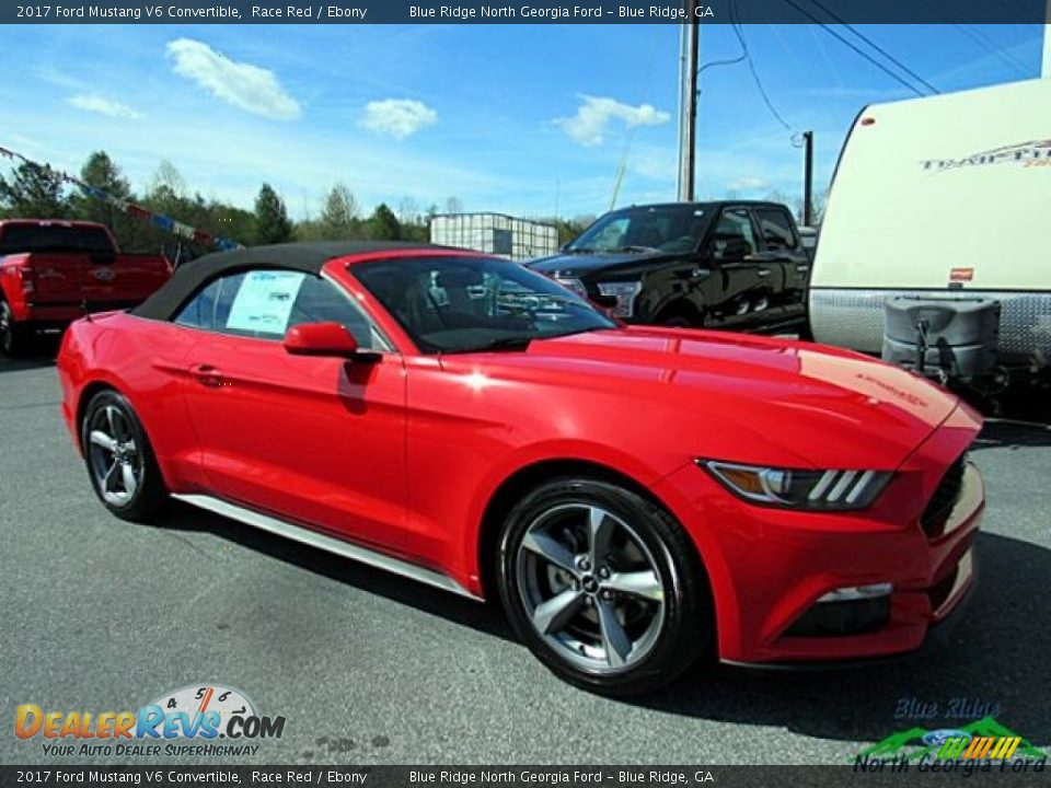 2017 Ford Mustang V6 Convertible Race Red / Ebony Photo #9