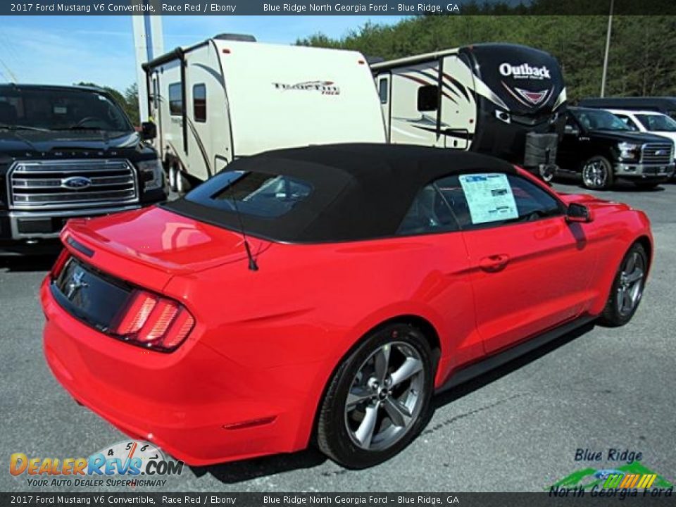2017 Ford Mustang V6 Convertible Race Red / Ebony Photo #10
