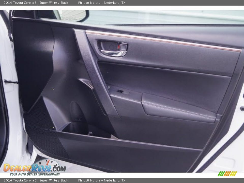 2014 Toyota Corolla S Super White / Black Photo #10