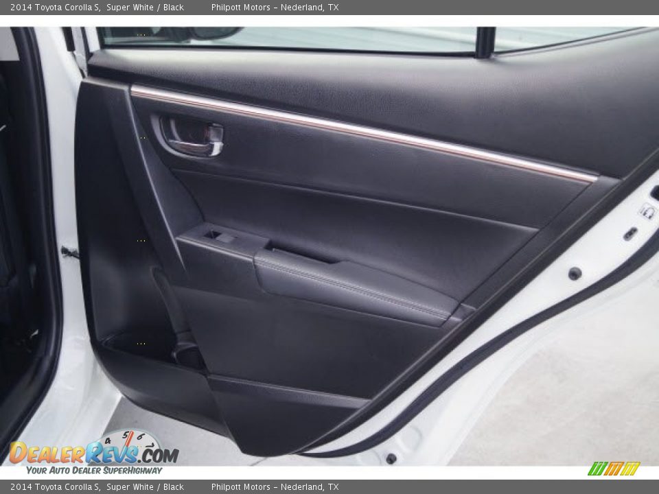 2014 Toyota Corolla S Super White / Black Photo #12