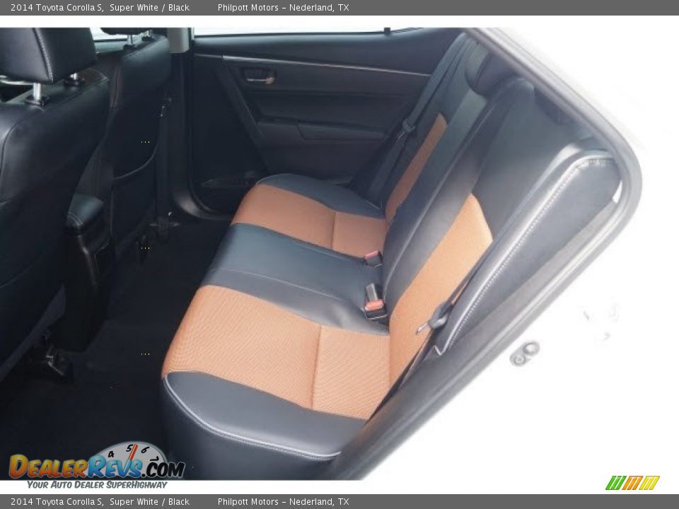 2014 Toyota Corolla S Super White / Black Photo #16