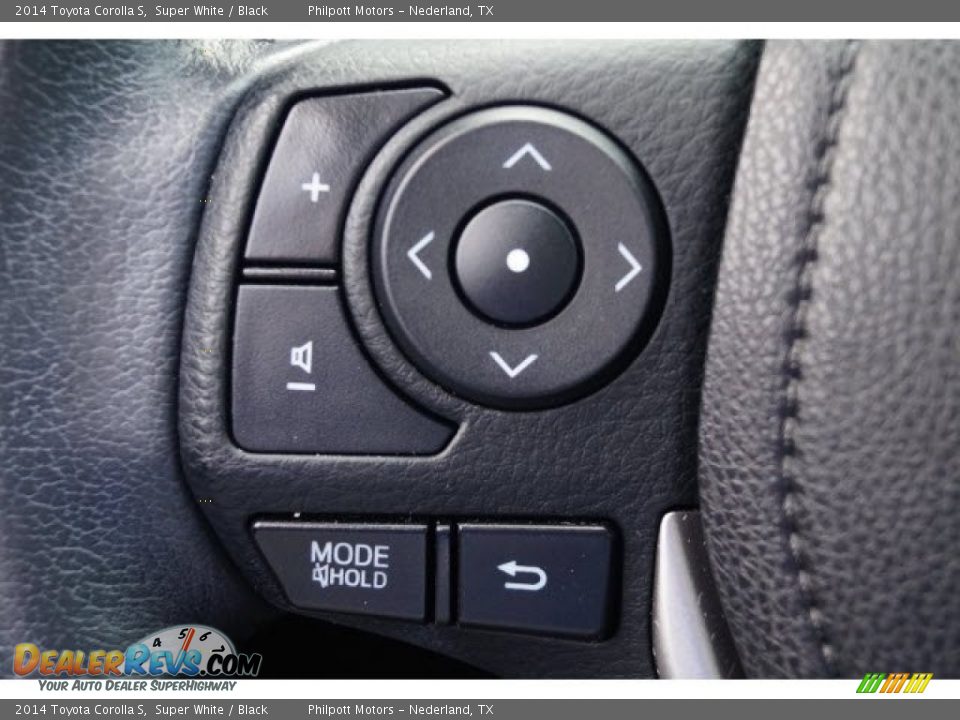 2014 Toyota Corolla S Super White / Black Photo #21